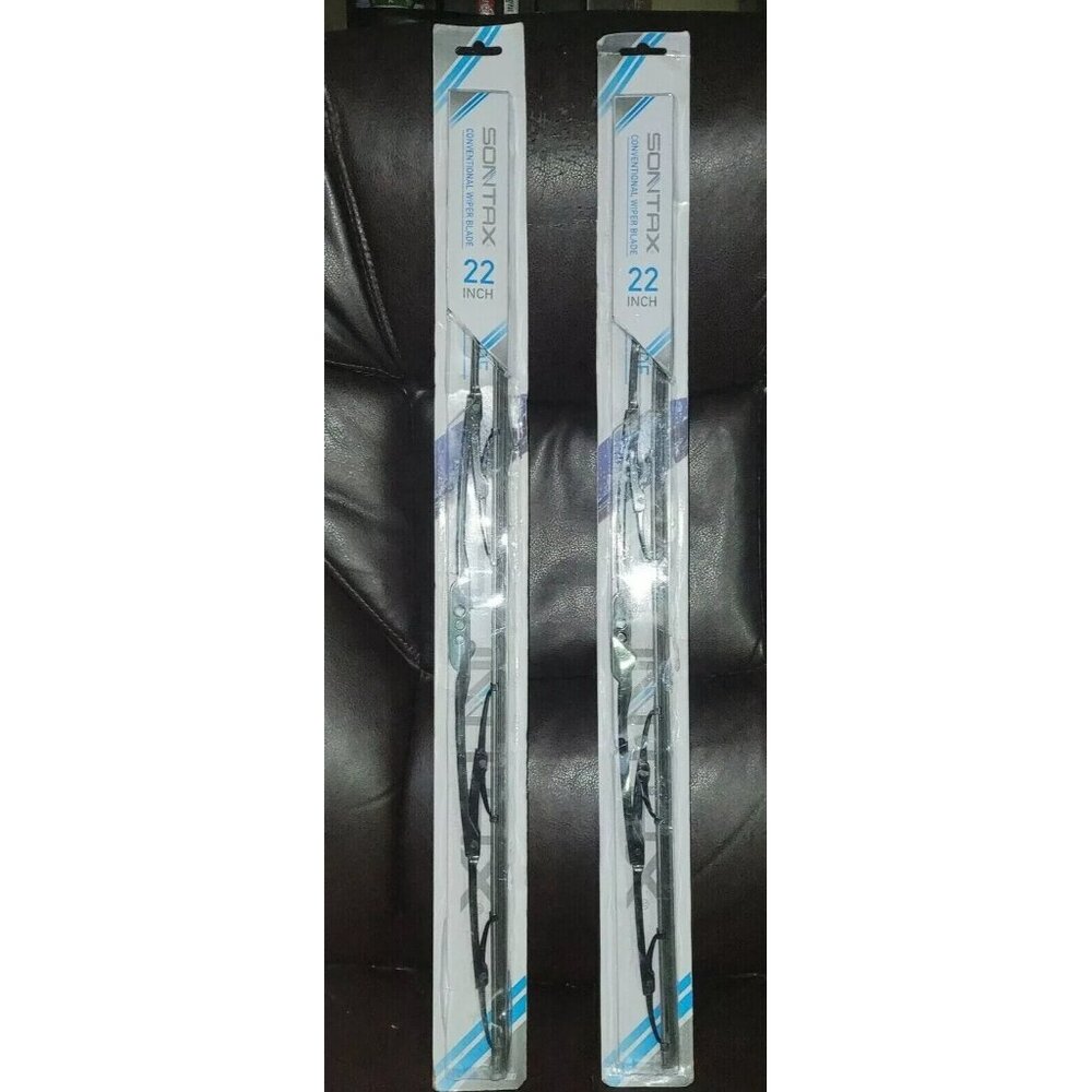 Set of Two Sontax Windshield conventional Wiper Blade - 22" J Hook